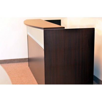 Reception Front Desk (Glass Panel)